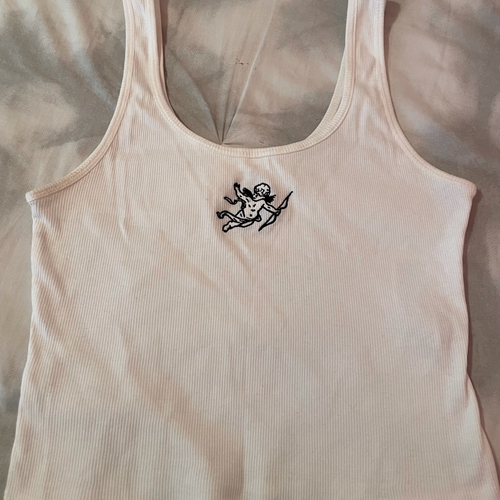 White tank top